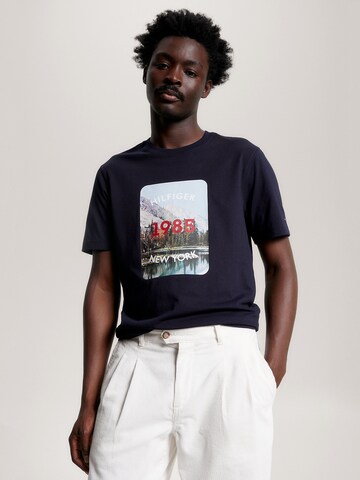TOMMY HILFIGER T-Shirt in Blau: Vorderseite