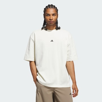 ADIDAS PERFORMANCE - Camisa funcionais em branco: frente