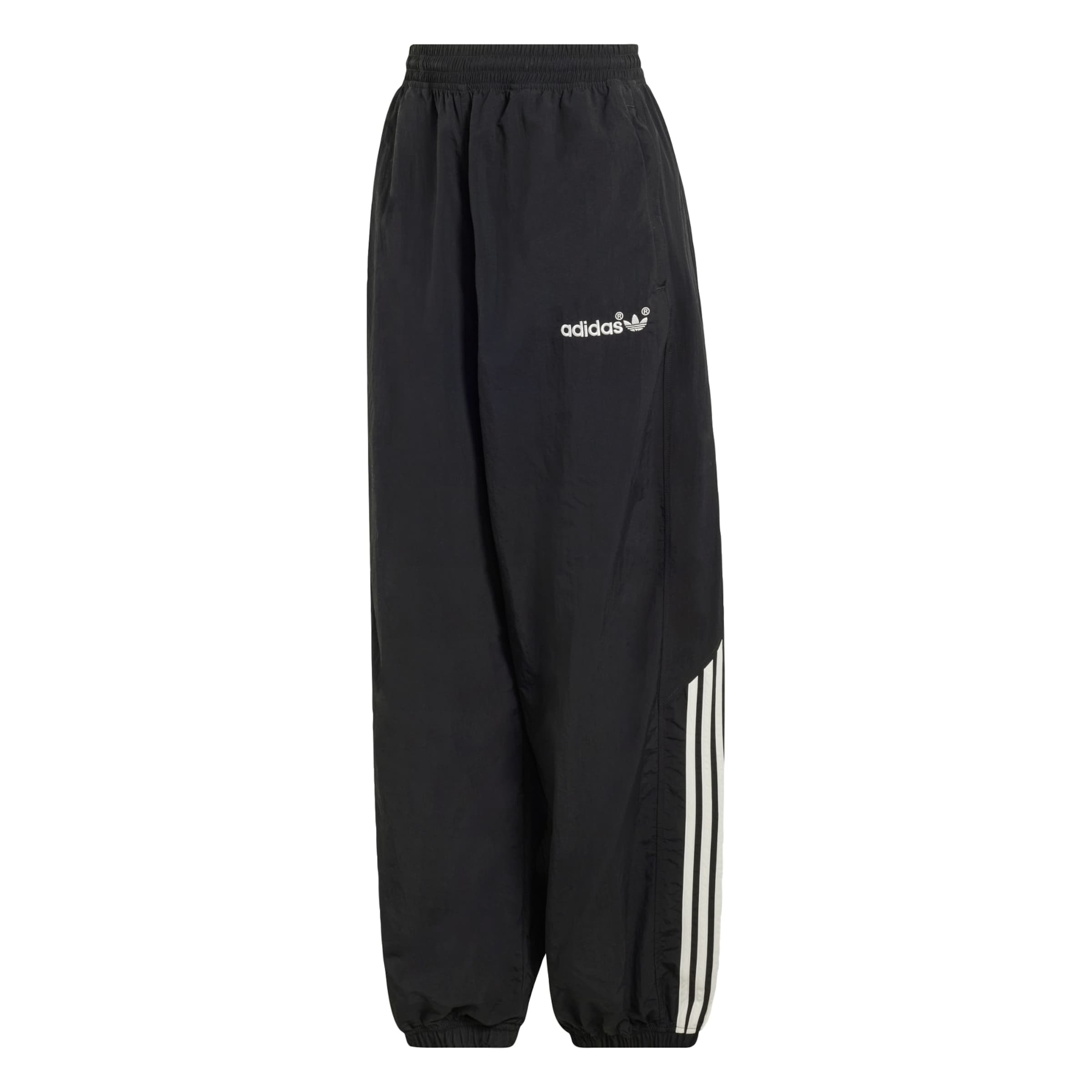 ADIDAS ORIGINALS - Tapered Pantalón 'AdiSignature Vista Wind' en negro: frente