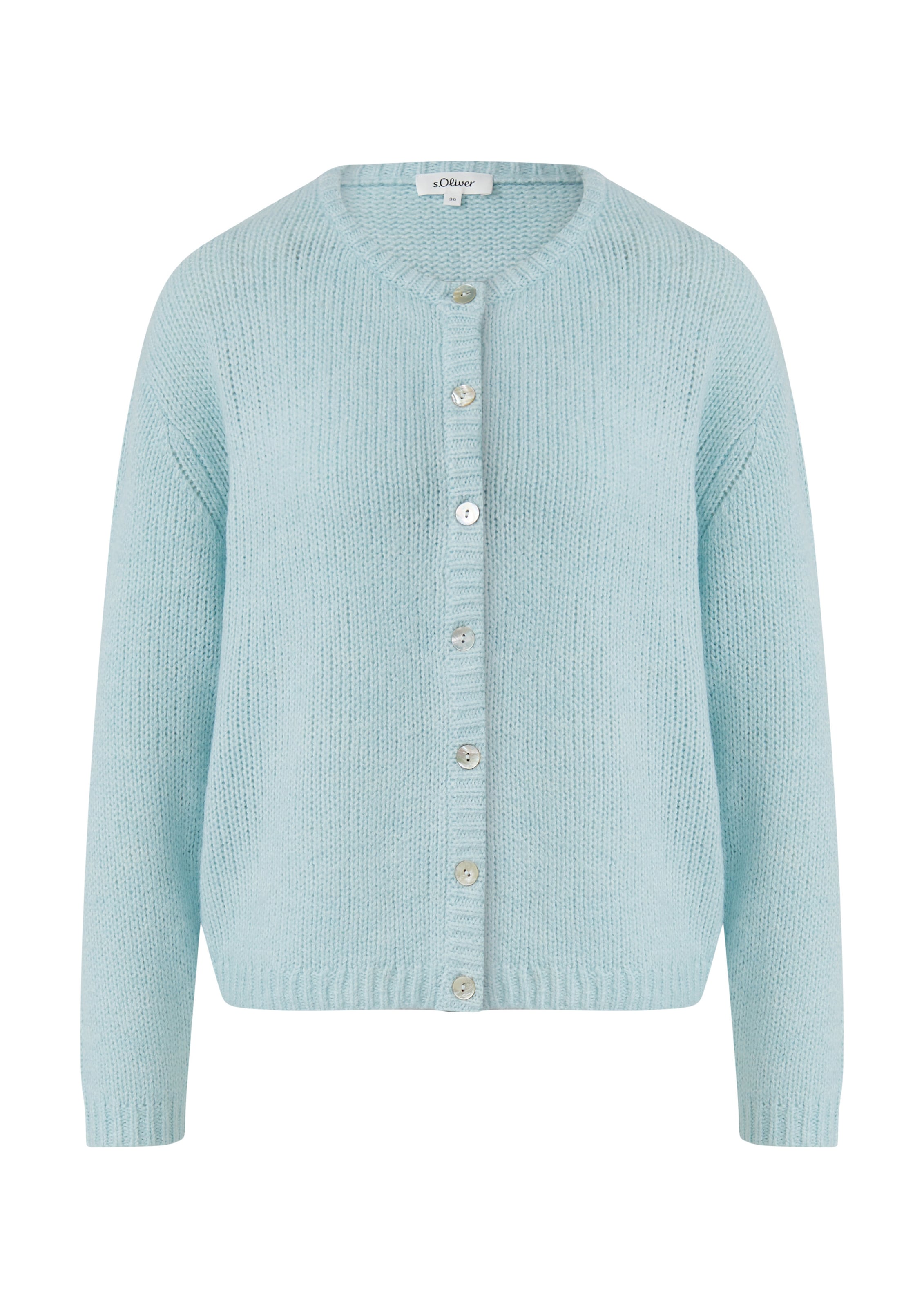 s.Oliver Вязаная кофта в Синий: спереди