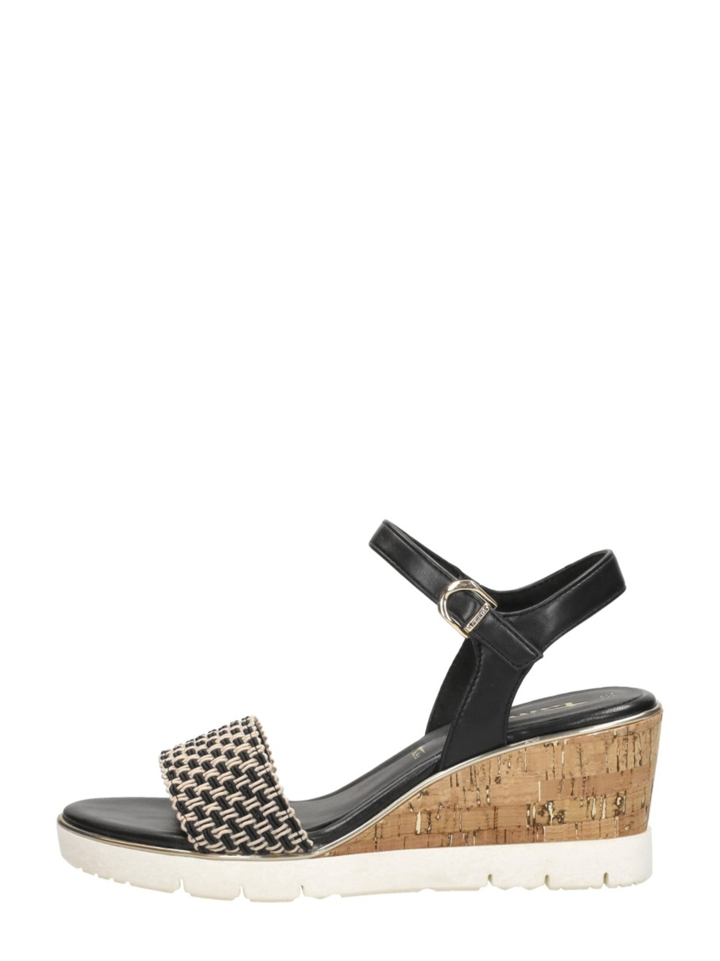 Tamaris Sandal 'Sandalen Hak' in Black: front