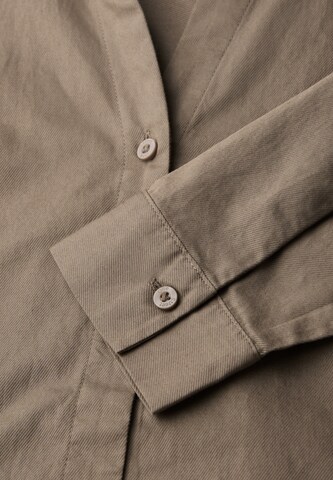 STREET ONE Blouse 'Twill' in Brown