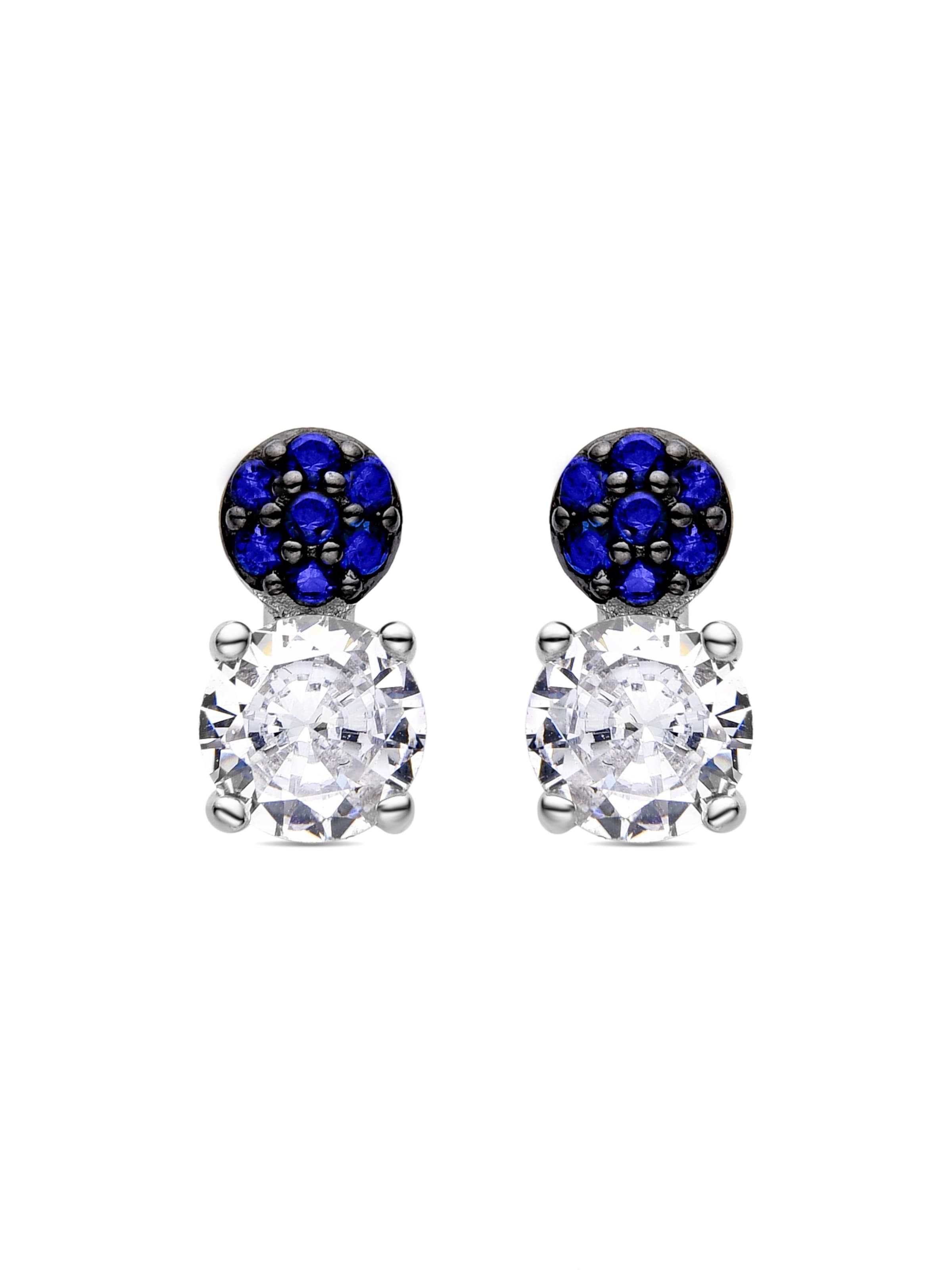 Luxenter - Pendientes 'NAIUH' en azul: frente