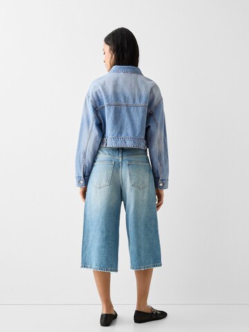 Bershka Between-season jacket in Blue