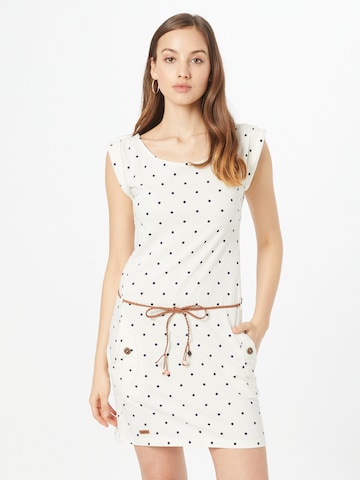 Ragwear - Vestido en blanco: frente