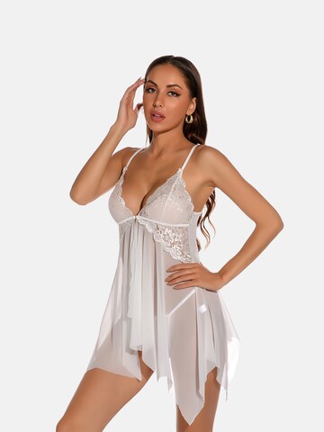 ORGANZA Lingerie Negligée in Weiß