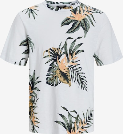 JACK & JONES Shirt 'Palma' in de kleur Lichtgroen / Donkergroen / Abrikoos / Wit, Productweergave