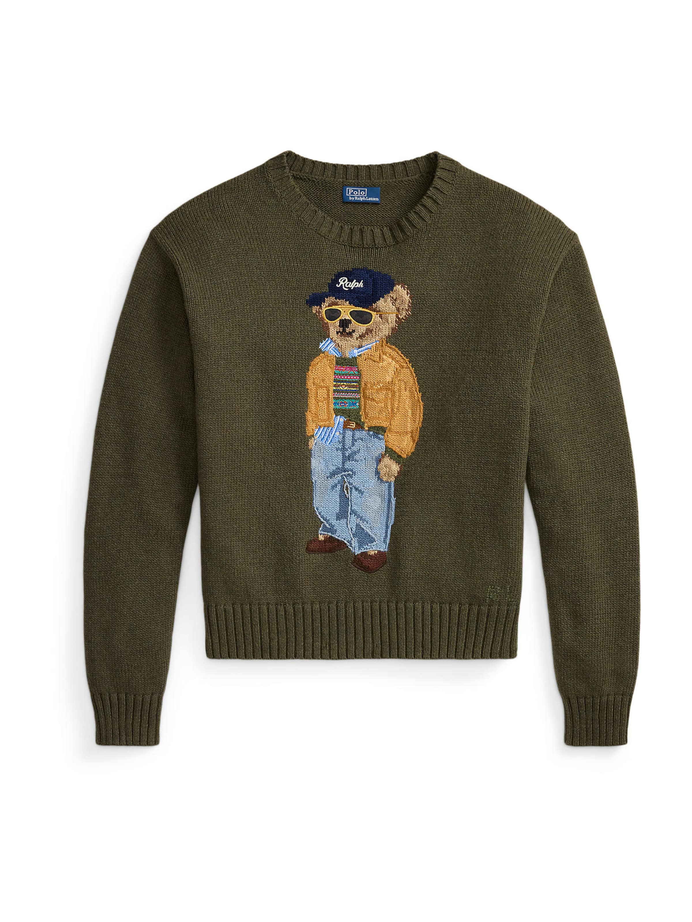 Polo Ralph Lauren Пуловер в зелено: отпред