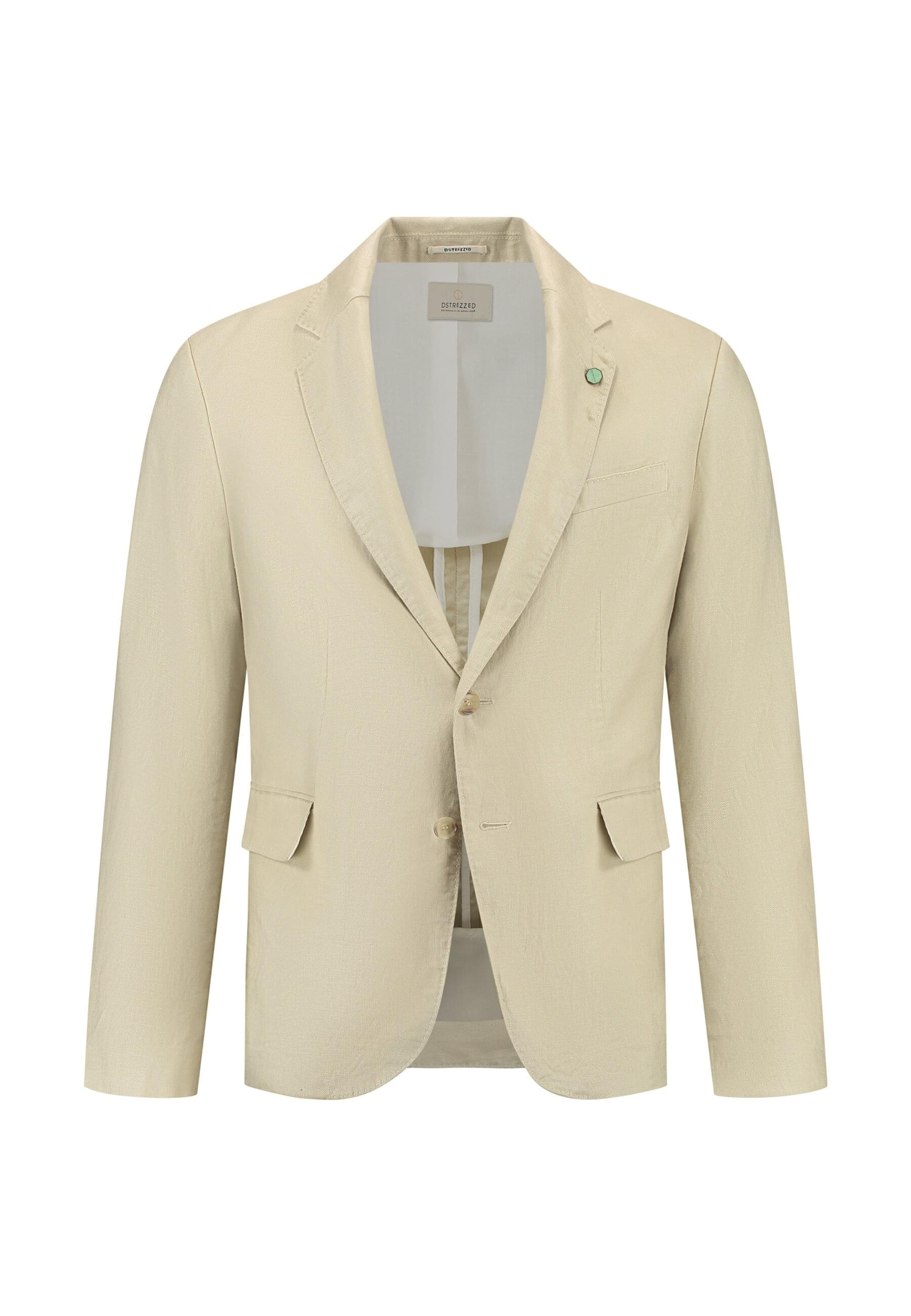Dstrezzed Regular fit Ανδρικό σακάκι 'Cris' σε μπεζ: μπροστά