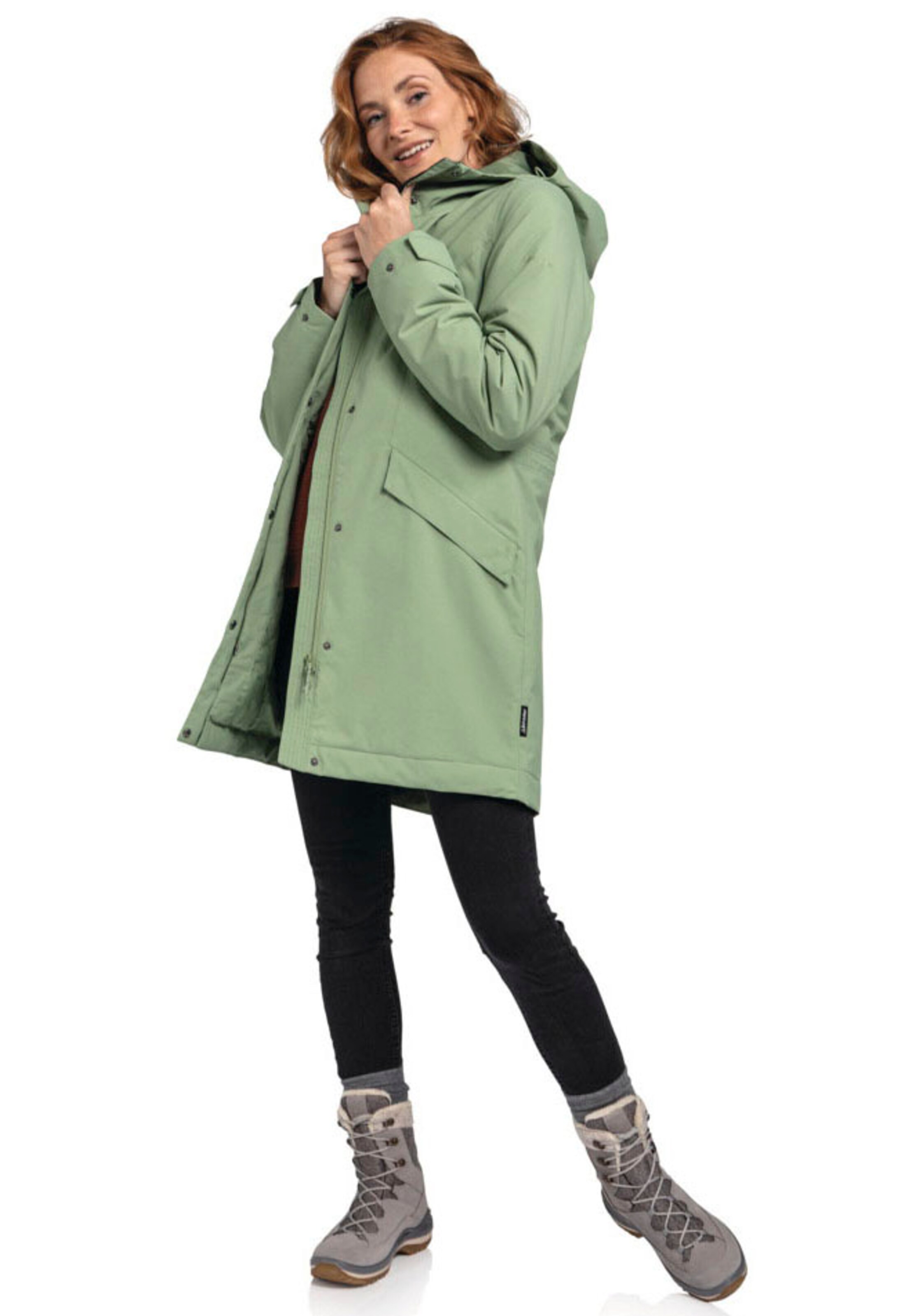 Schöffel Outdoorjas in Groen