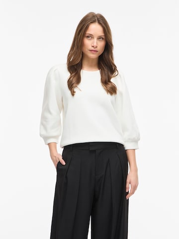 VILA Sweatshirt 'VIVera' in White: front