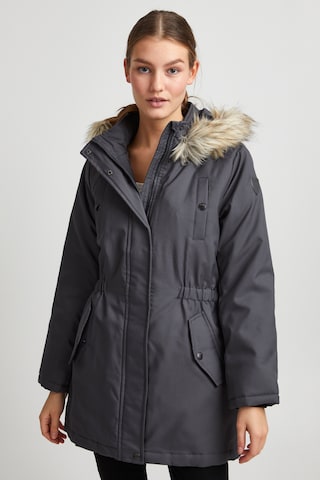 Oxmo Winterjacke 'Maribel' in Grau: predná strana