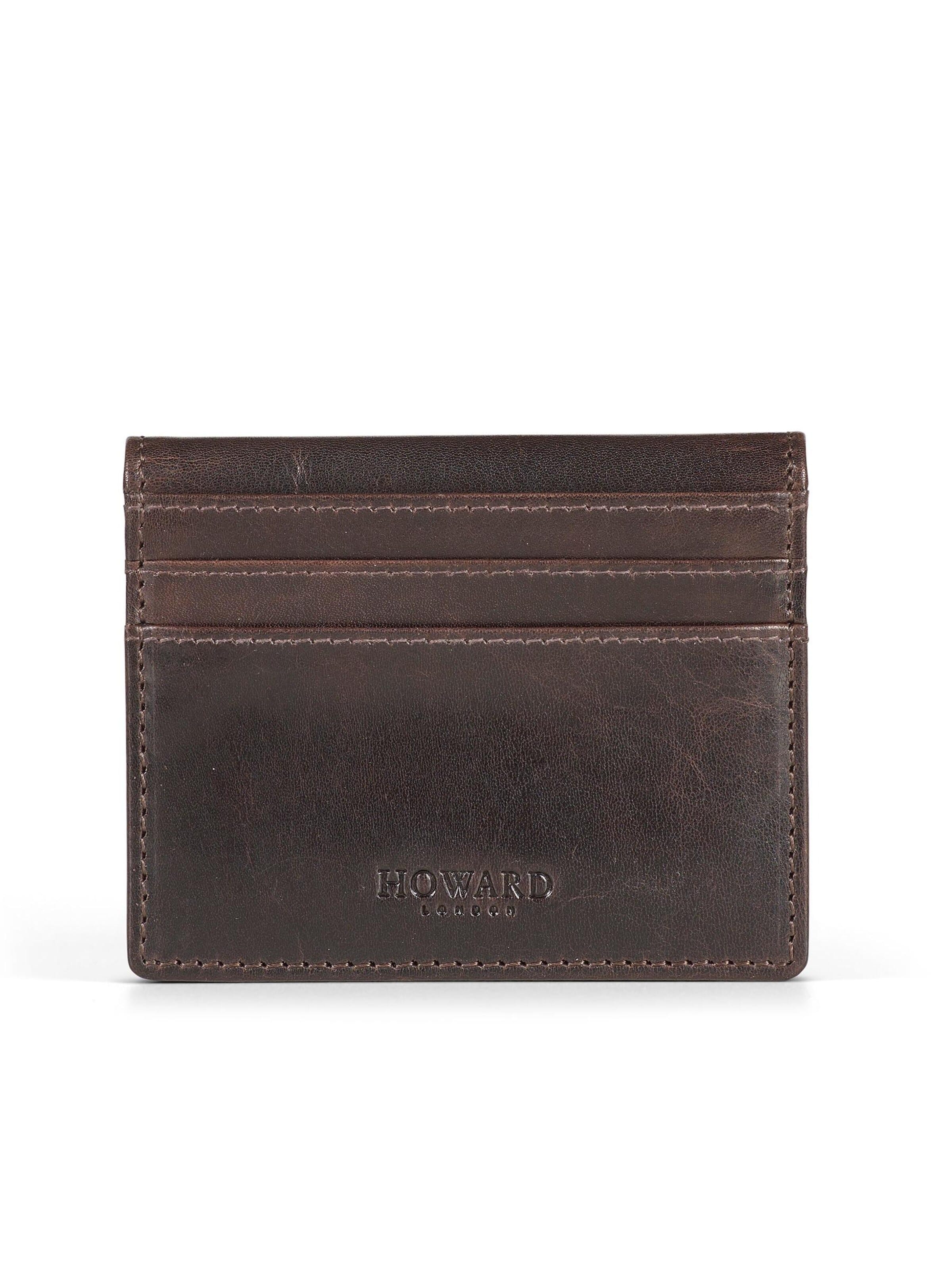 Porte-monnaies 'Howard Cardwallet Nort Dark Brown' Howard London en marron : devant