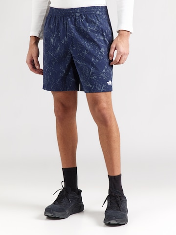 mėlyna THE NORTH FACE Standartinis Sportinės kelnės: priekis