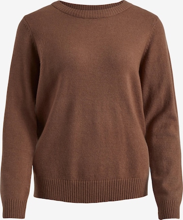 VILA Sweater 'Ril' in Brown: front