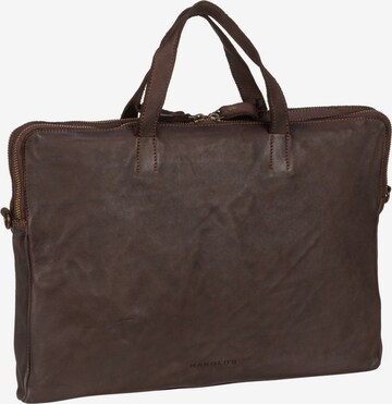 Harold's Document Bag in Brown: front