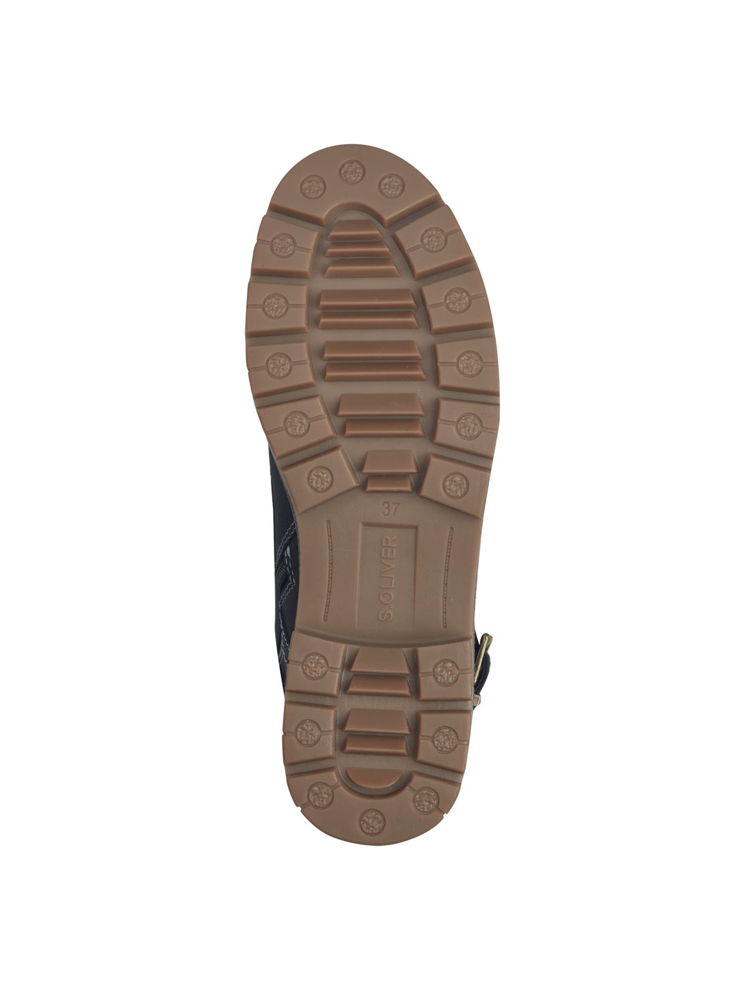 s.Oliver Lace-up bootie in Blue