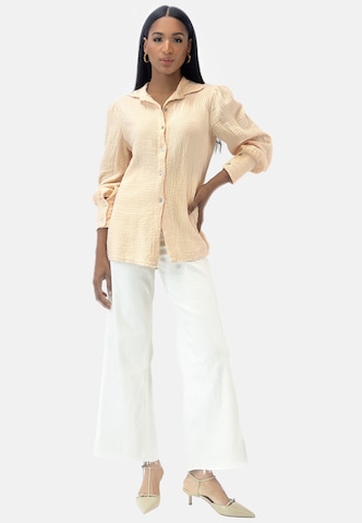 Elara Bluse in Beige