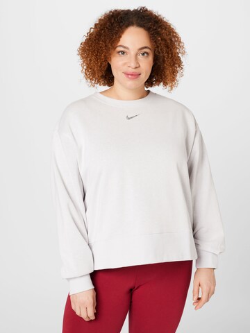 Nike Sportswear Sweatshirt in White: front