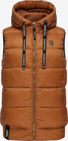 NAVAHOO Vest 'Kassidy' in Brown: front