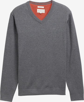 TOM TAILOR Sweater in Grey: front