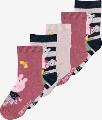 NAME IT Socks 'Peppa Pig Dabby' in Mixed colours: front