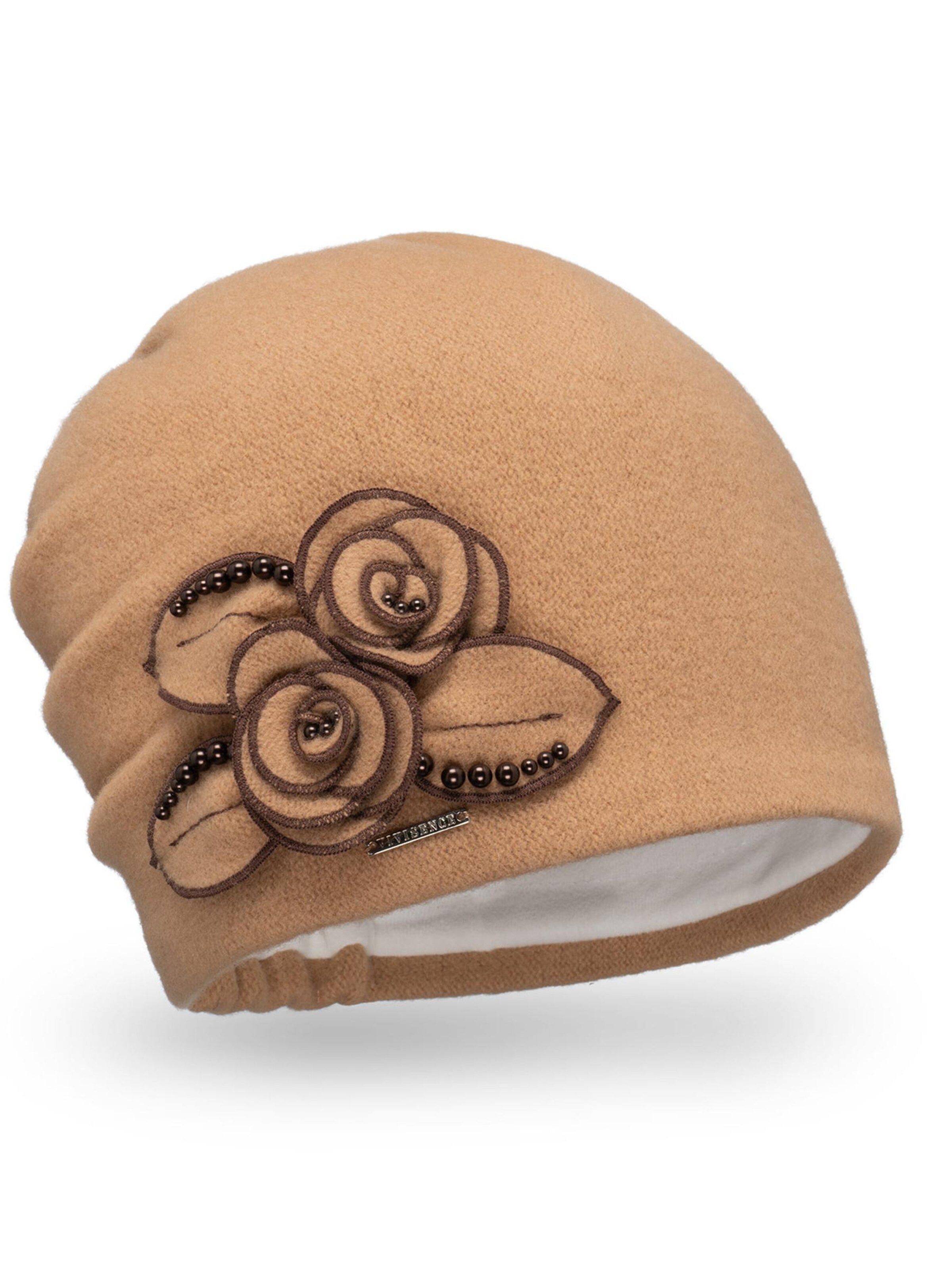 Vivisence Beanie '7068' in Beige, Item view