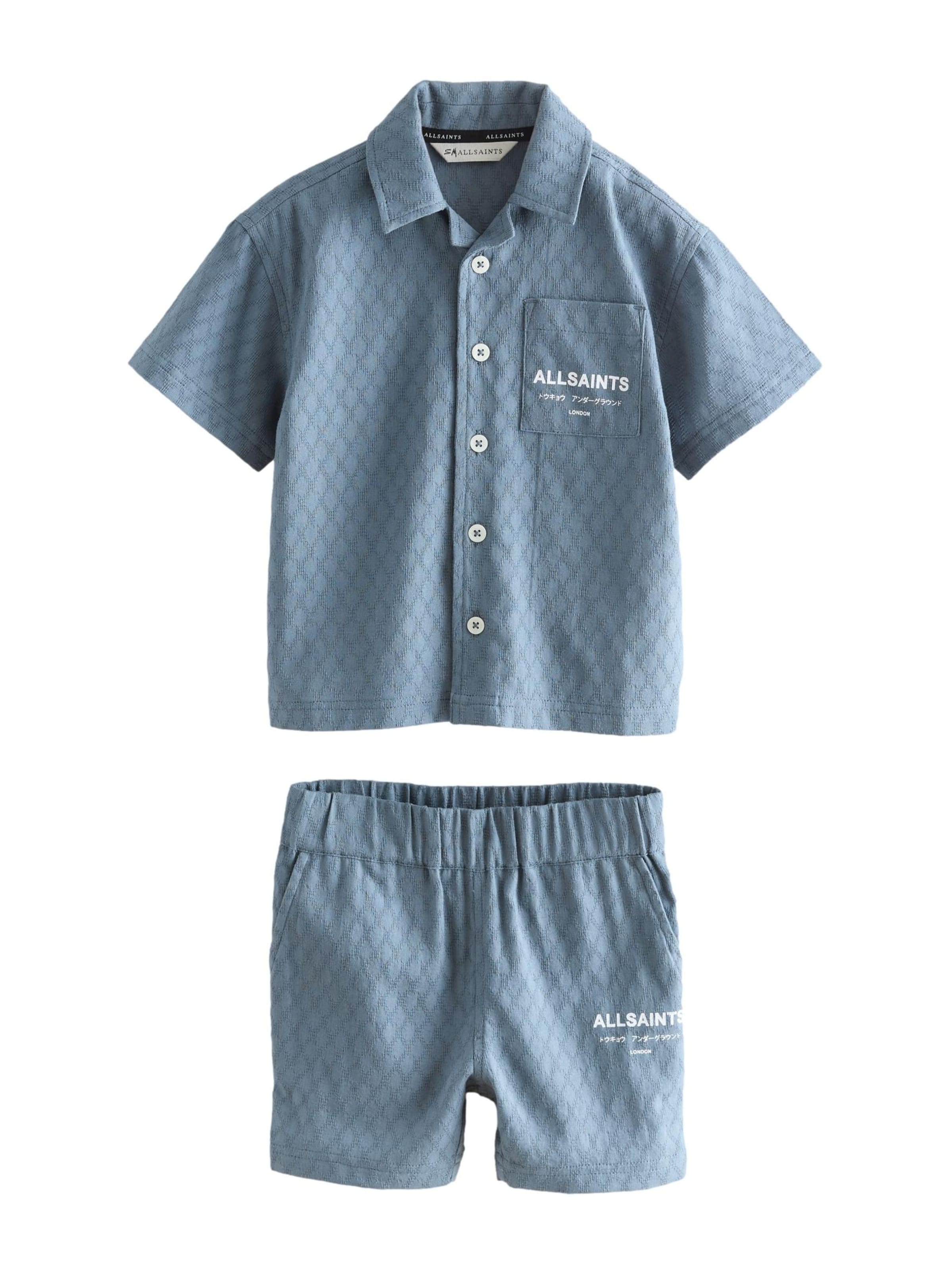 Set di smALLSAINTS in blu: frontale