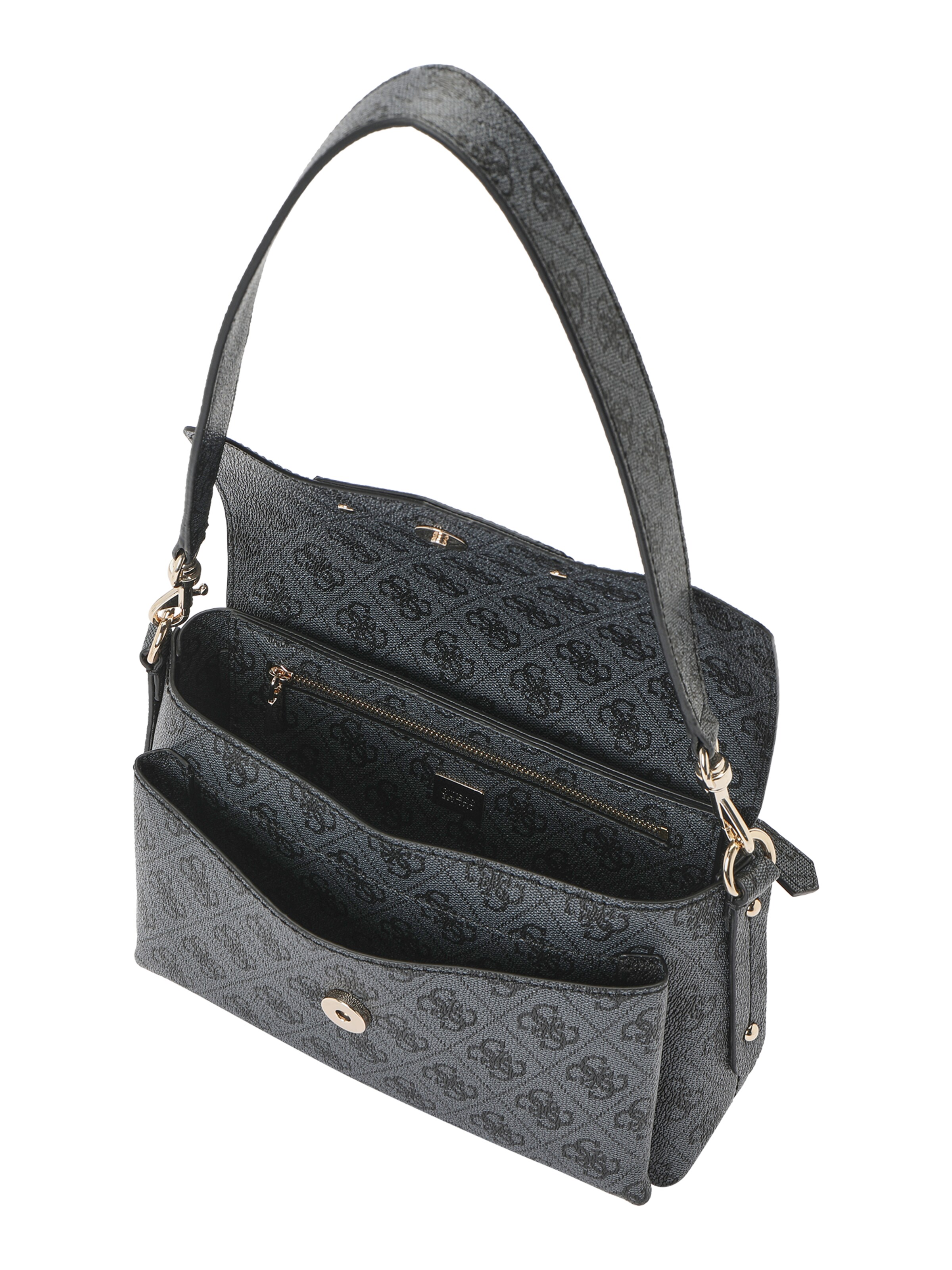 melns GUESS Pleca soma 'Brenton'