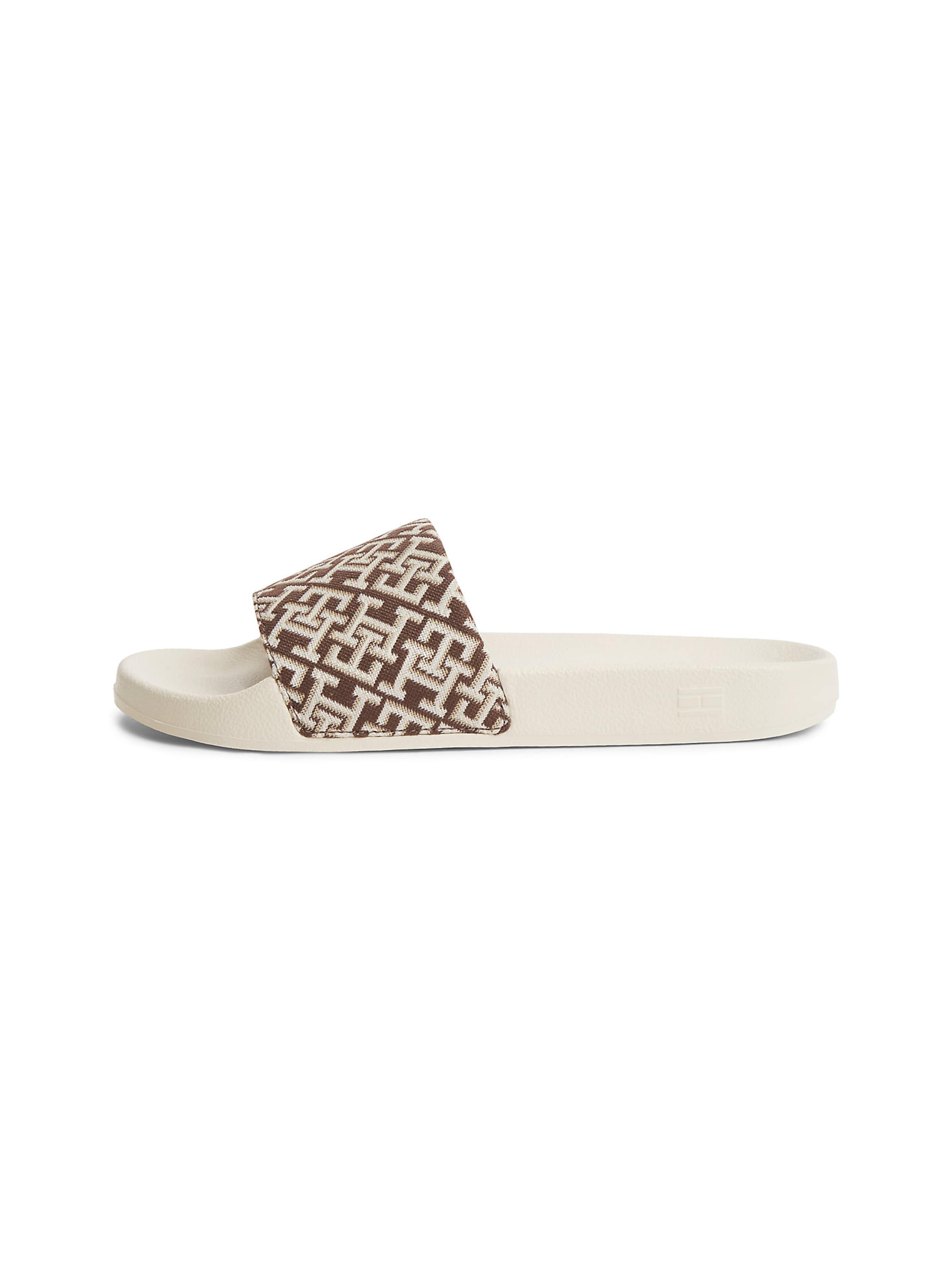 TOMMY HILFIGER Pantolette in Braun: Vorderseite