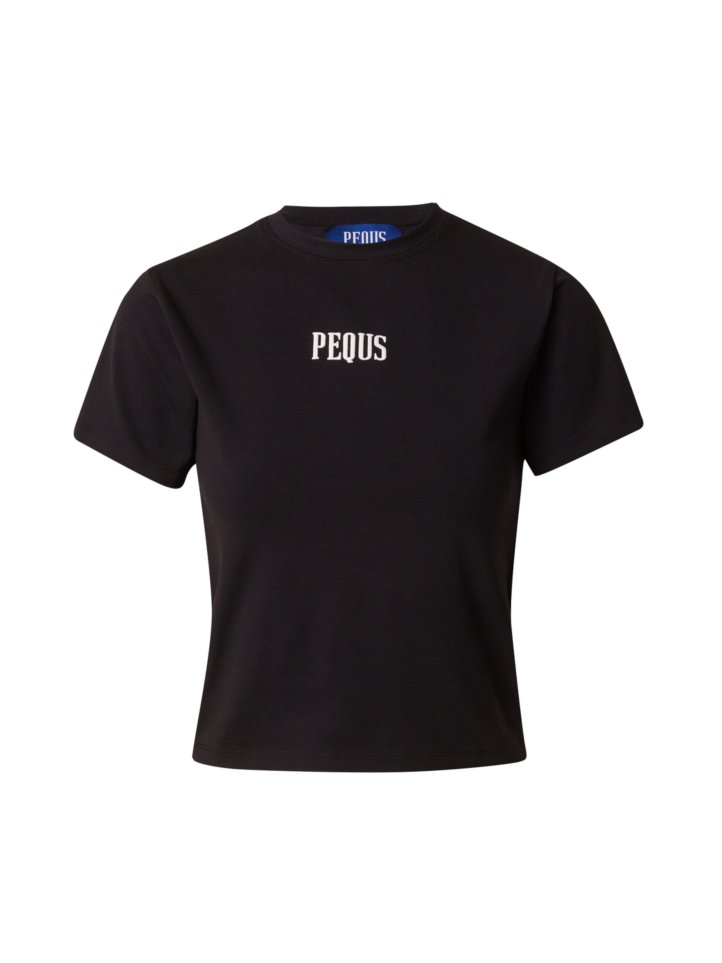 Pequs Μπλουζάκι 'Paradise Beach Club' σε μαύρο: μπροστά