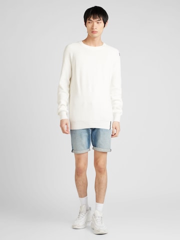 Key Largo Sweater 'MST SCOOTER' in White