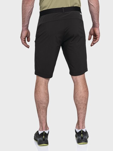 Regular Pantalon outdoor ' Hiking Shorts Style Blaustein MNS ' Schöffel en noir
