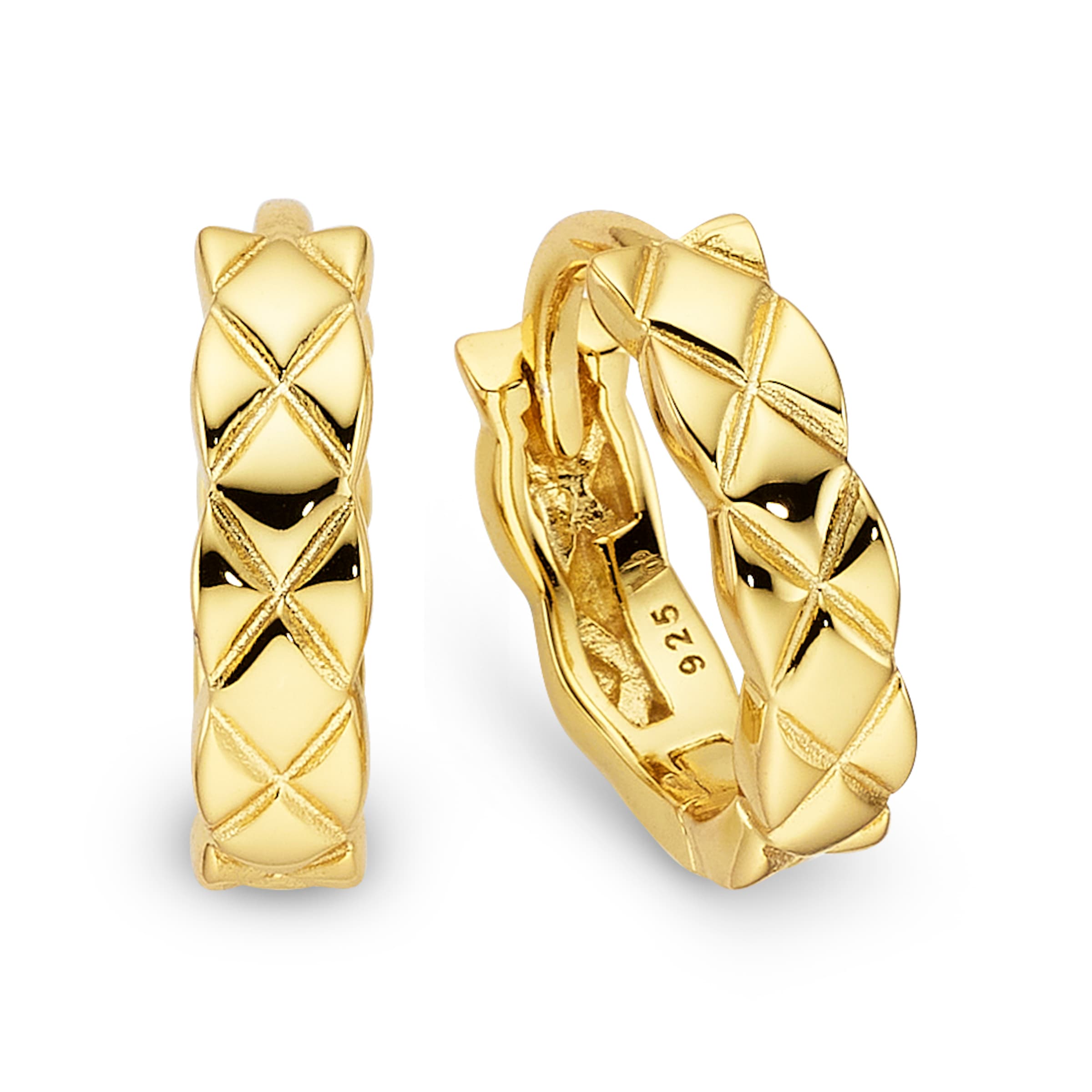 Bruno Banani LM Earrings in Gold: front