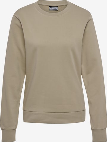 Hummel Athletic Sweatshirt in Brown: front