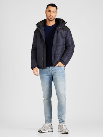 Hailys Men Winter Jacket 'Benny' in Blue