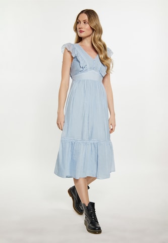 DreiMaster Vintage Sommerkleid in Blau