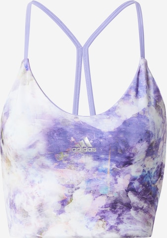 Reggiseno sportivo di ADIDAS SPORTSWEAR in lilla: frontale