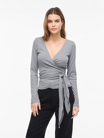 VILA Shirt 'VIGina' in Grey: front