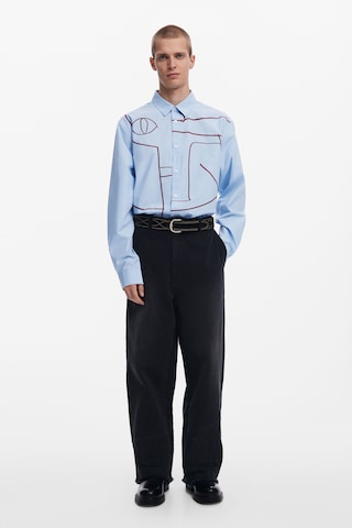 Desigual Regular fit Button Up Shirt in Blue