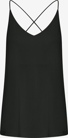 b.young Top 'Perl' in Black: front