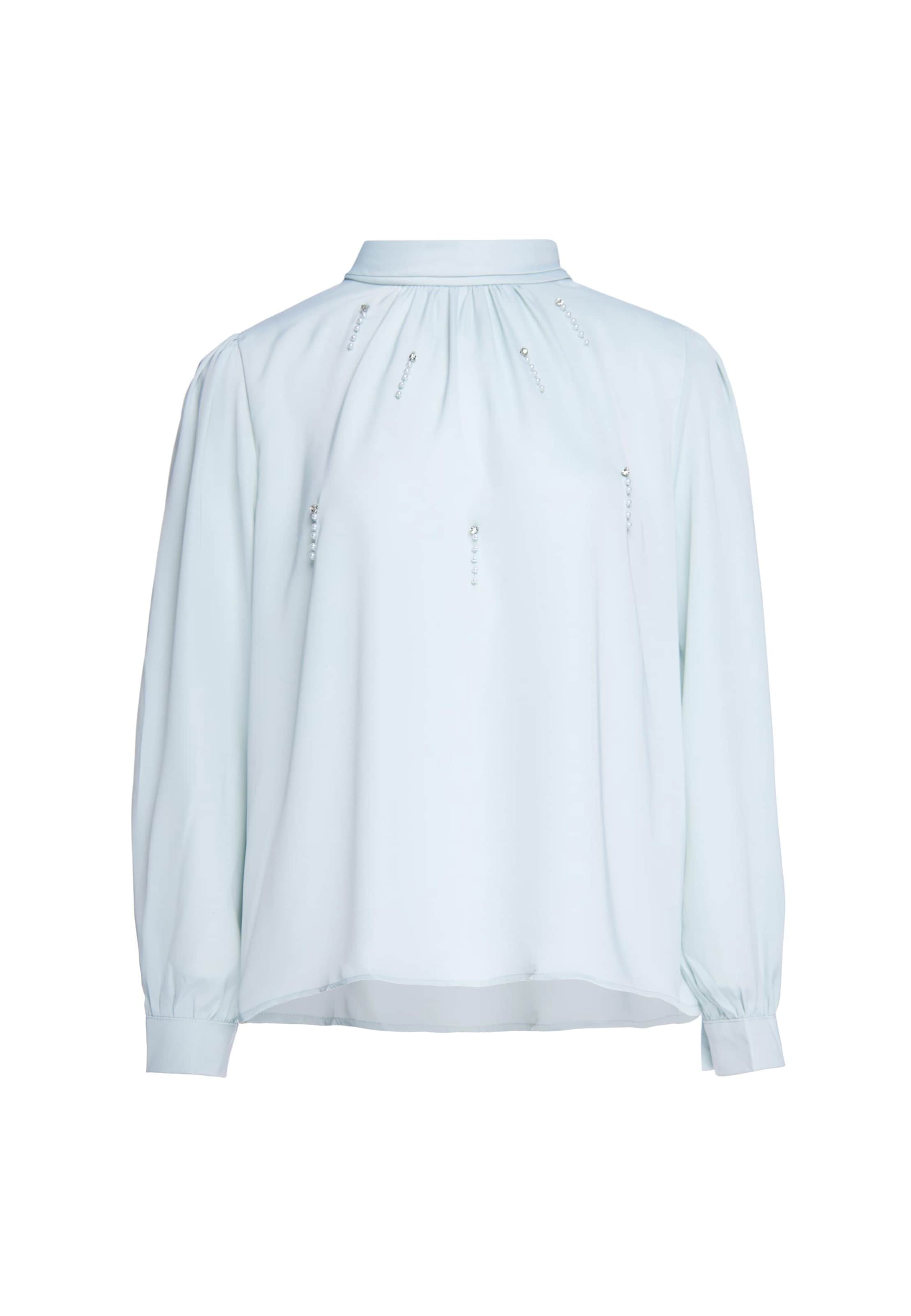 usha BLACK LABEL Blouse in Blauw: voorkant