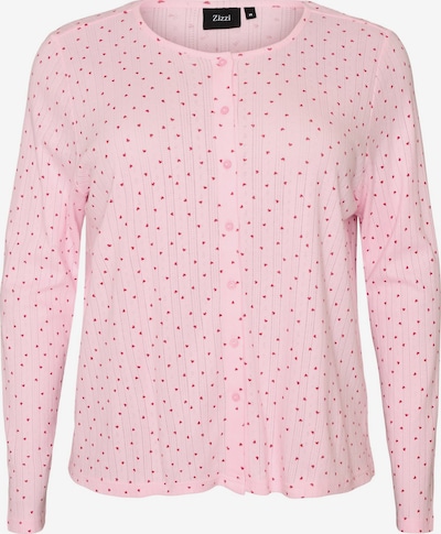 Zizzi Kardigan 'Mpointy' veličine XL-XXL u roza / crvena, Pregled proizvoda