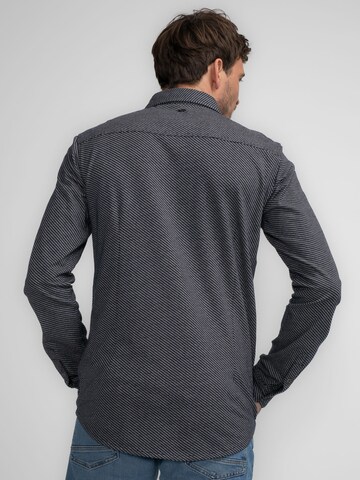 Petrol Industries Slim fit Overhemd 'Port' in Grijs