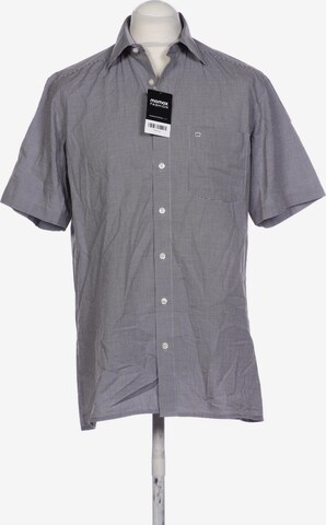 OLYMP Button Up Shirt in L in Grey: front