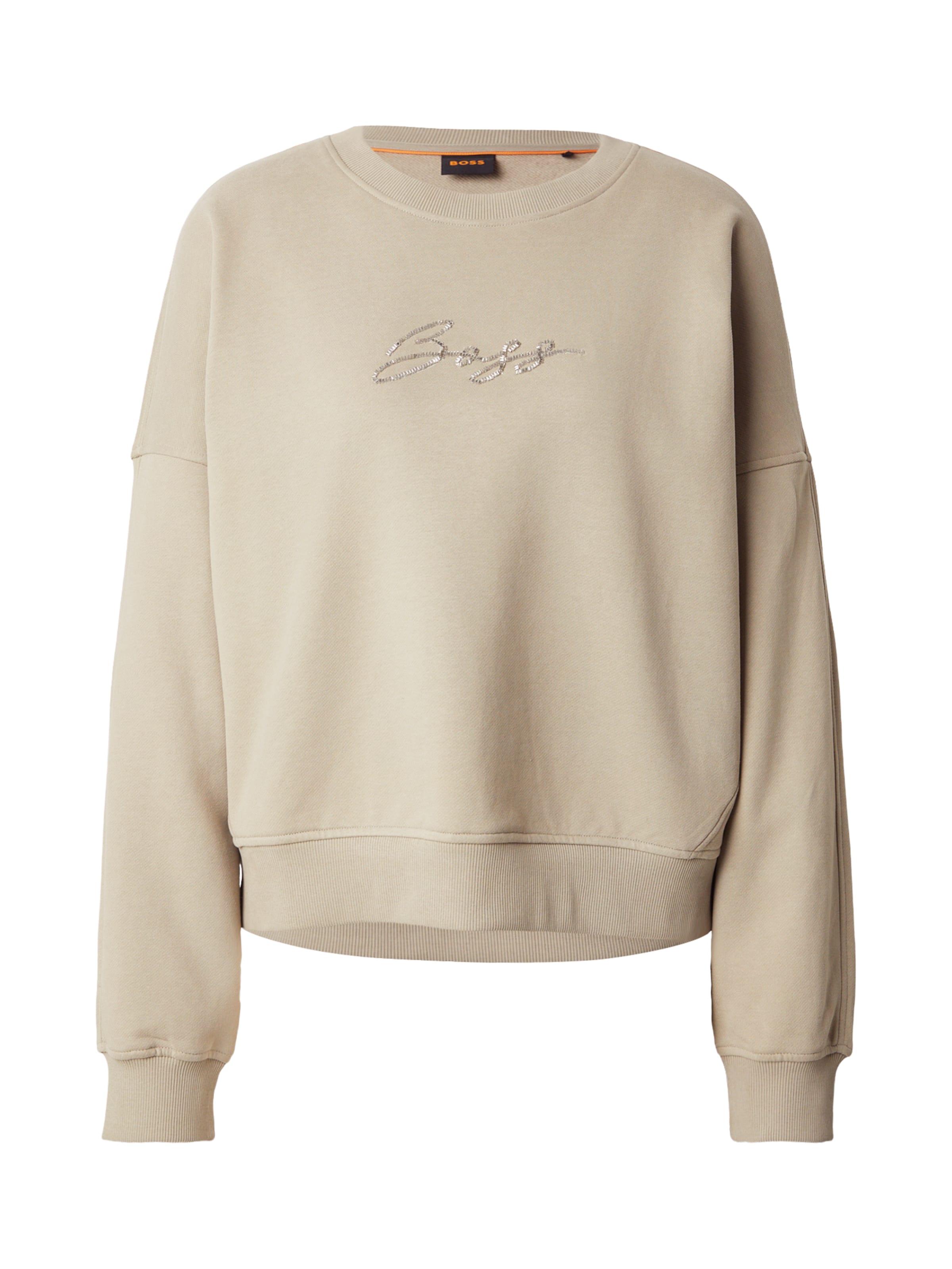 BOSS Sweatshirt 'C_Ever_5' in Beige: Vorderseite