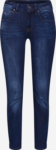 G-Star RAW Skinny Jeans 'Arc 3D' in Blauw: voorkant