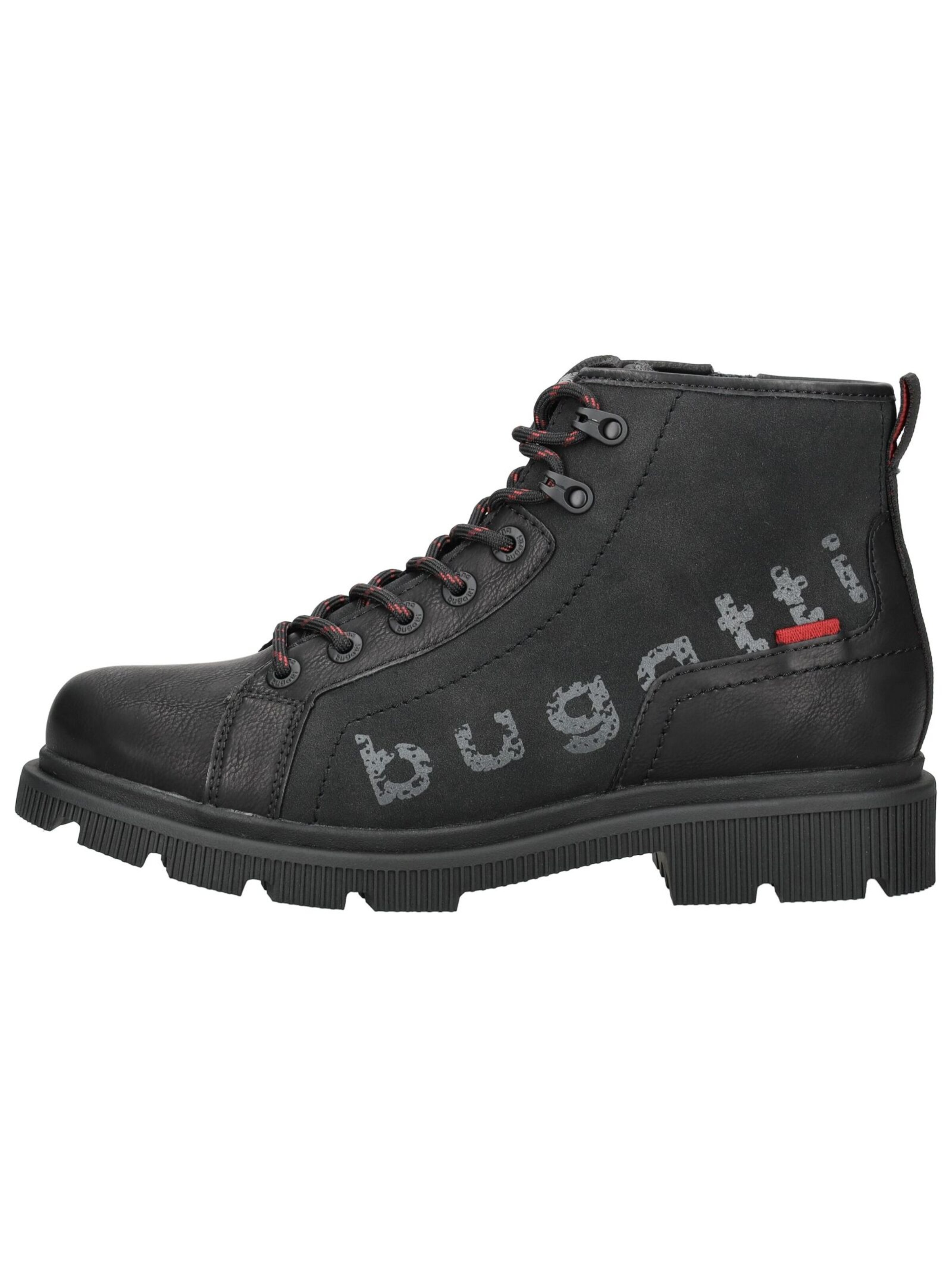 Bottes à lacets bugatti en noir