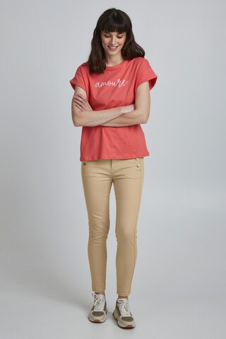 Coupe slim Jean Fransa en beige