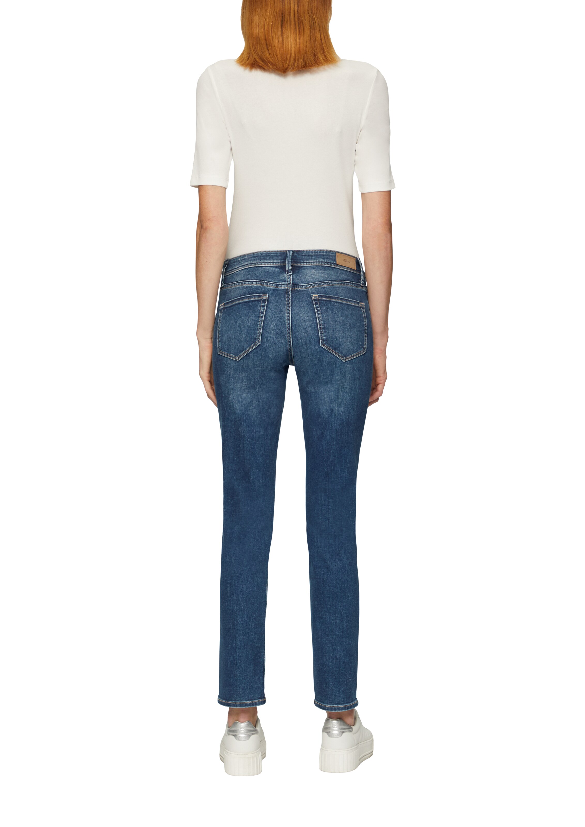 s.Oliver Slimfit Jeans 'Betsy' in Blau